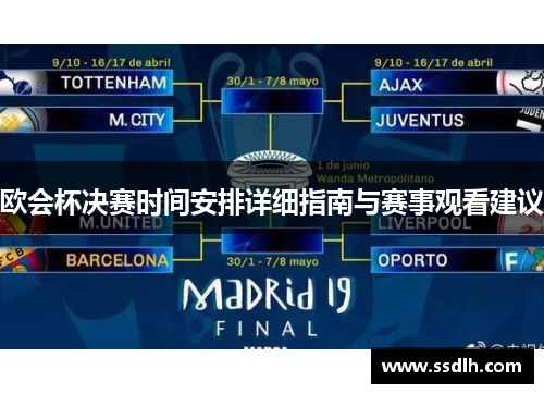 欧会杯决赛时间安排详细指南与赛事观看建议